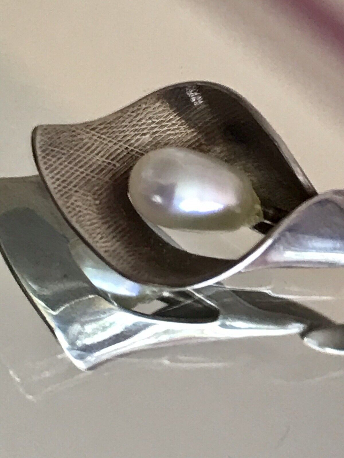 Antik Jugendstil Anhänger Kettenanhänger Silber Perle SO SCHÖN!