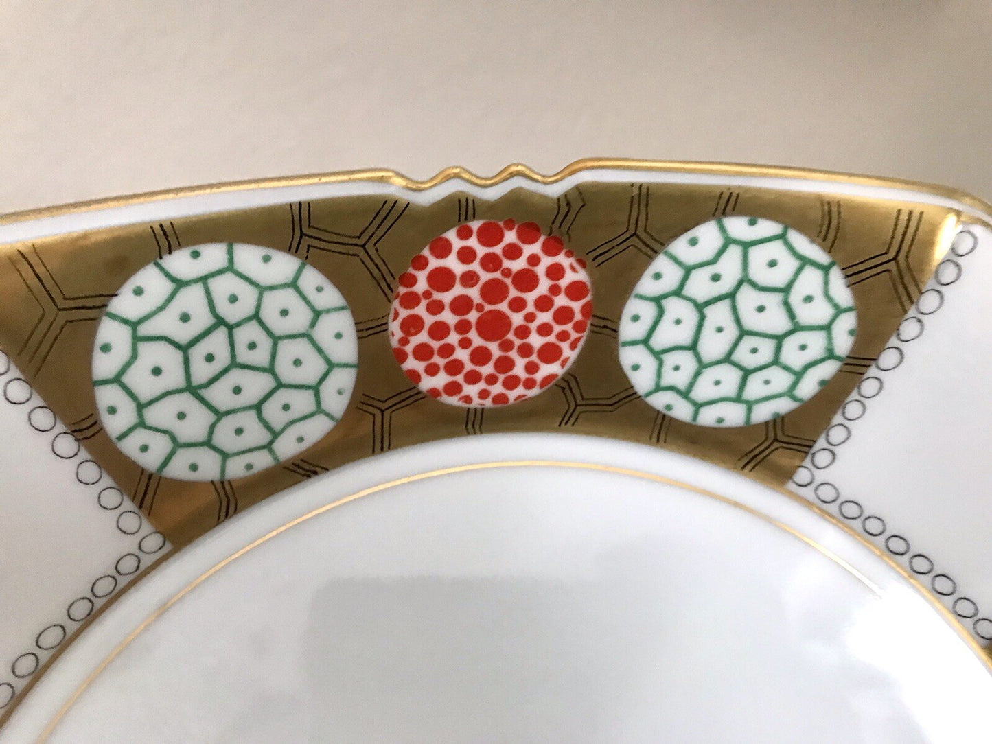 Antik Art Déco Edel Porzellan Zierschale Schale Edelstein Cosima Rienzi