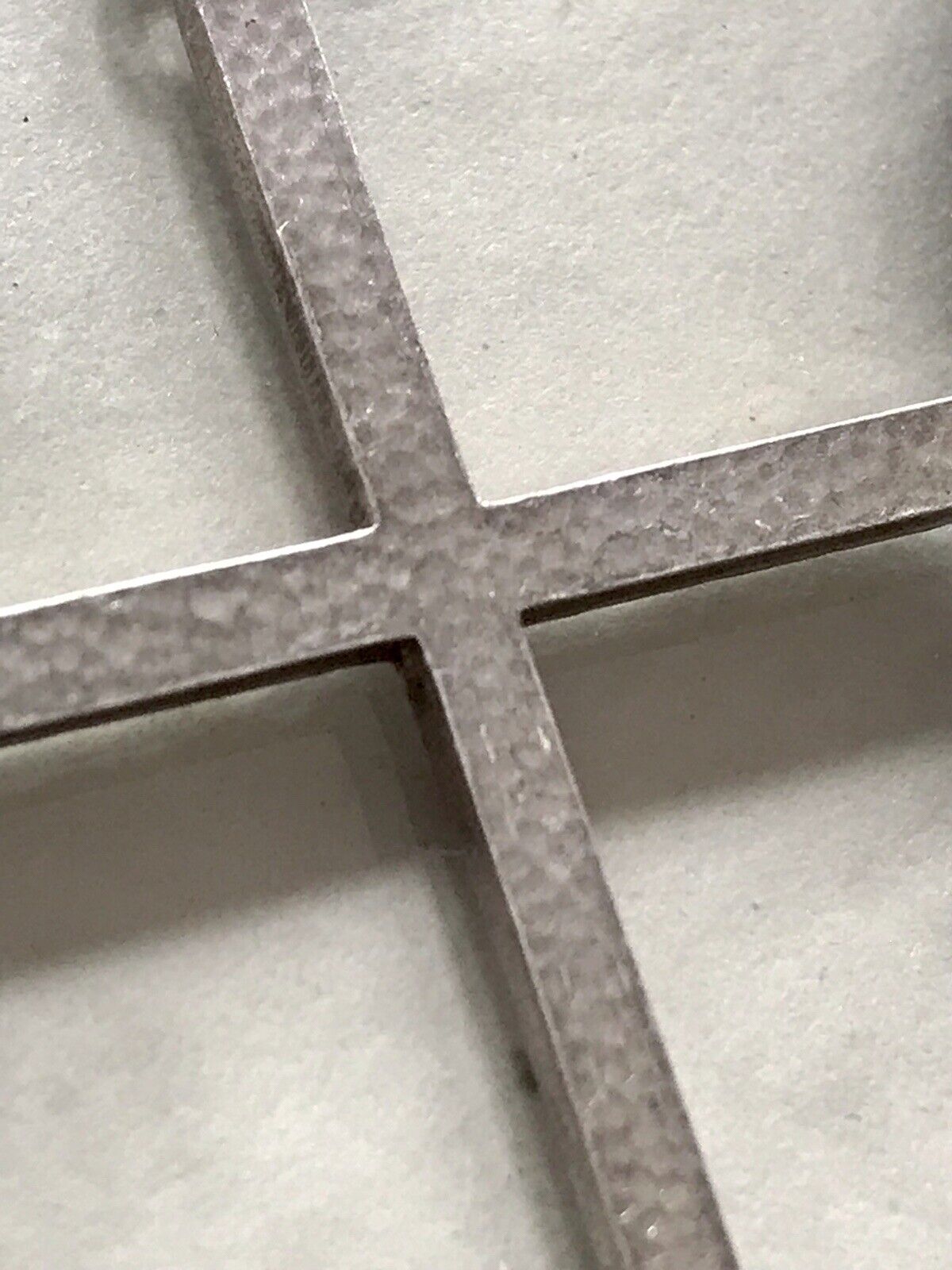 alt schöne Form 925 Silber Kreuz Anhänger Kettenanhänger