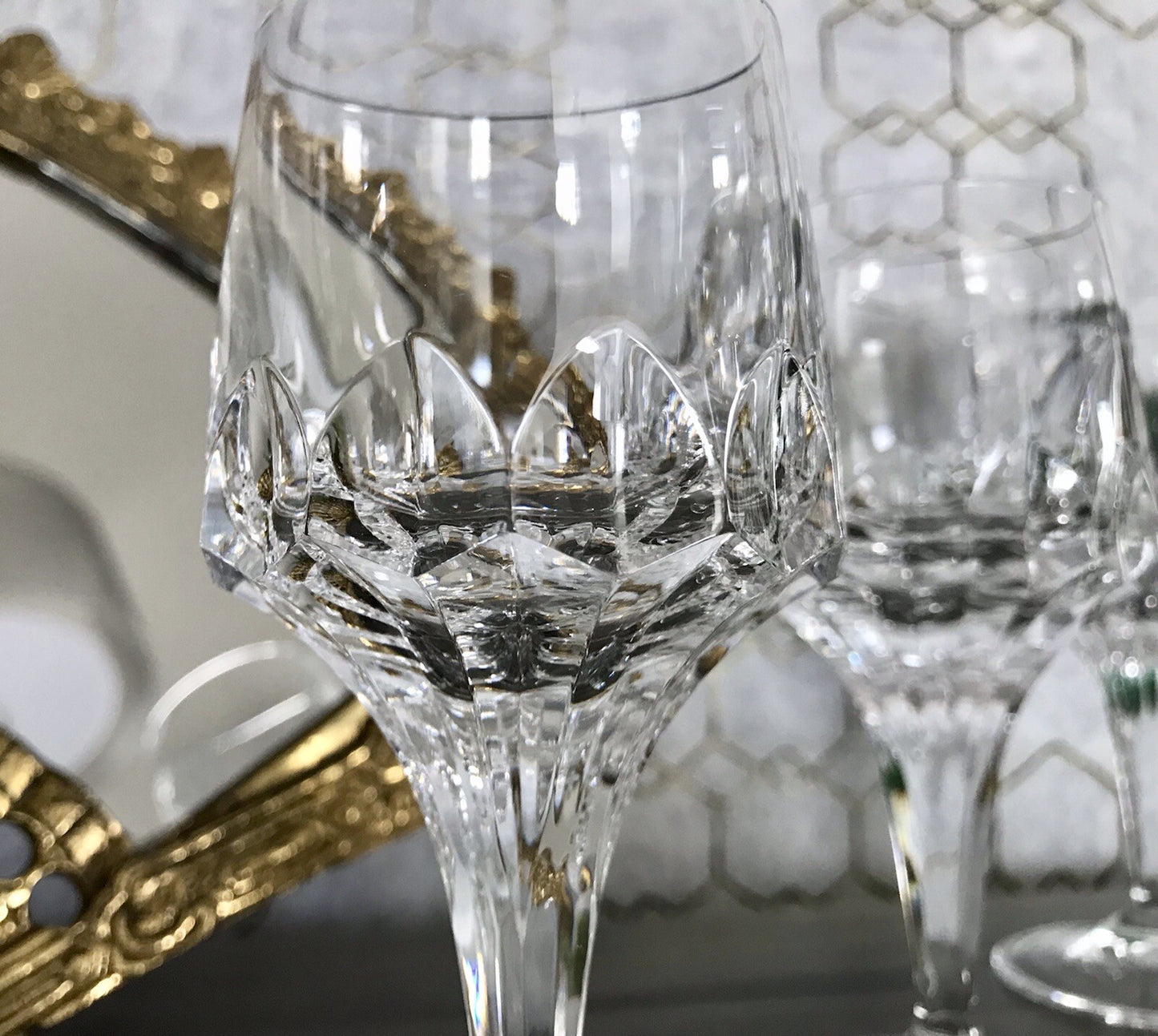Vintage Edel 5x Südweingläser Gläser Kristallglas Peill & Putzler Bleikristall