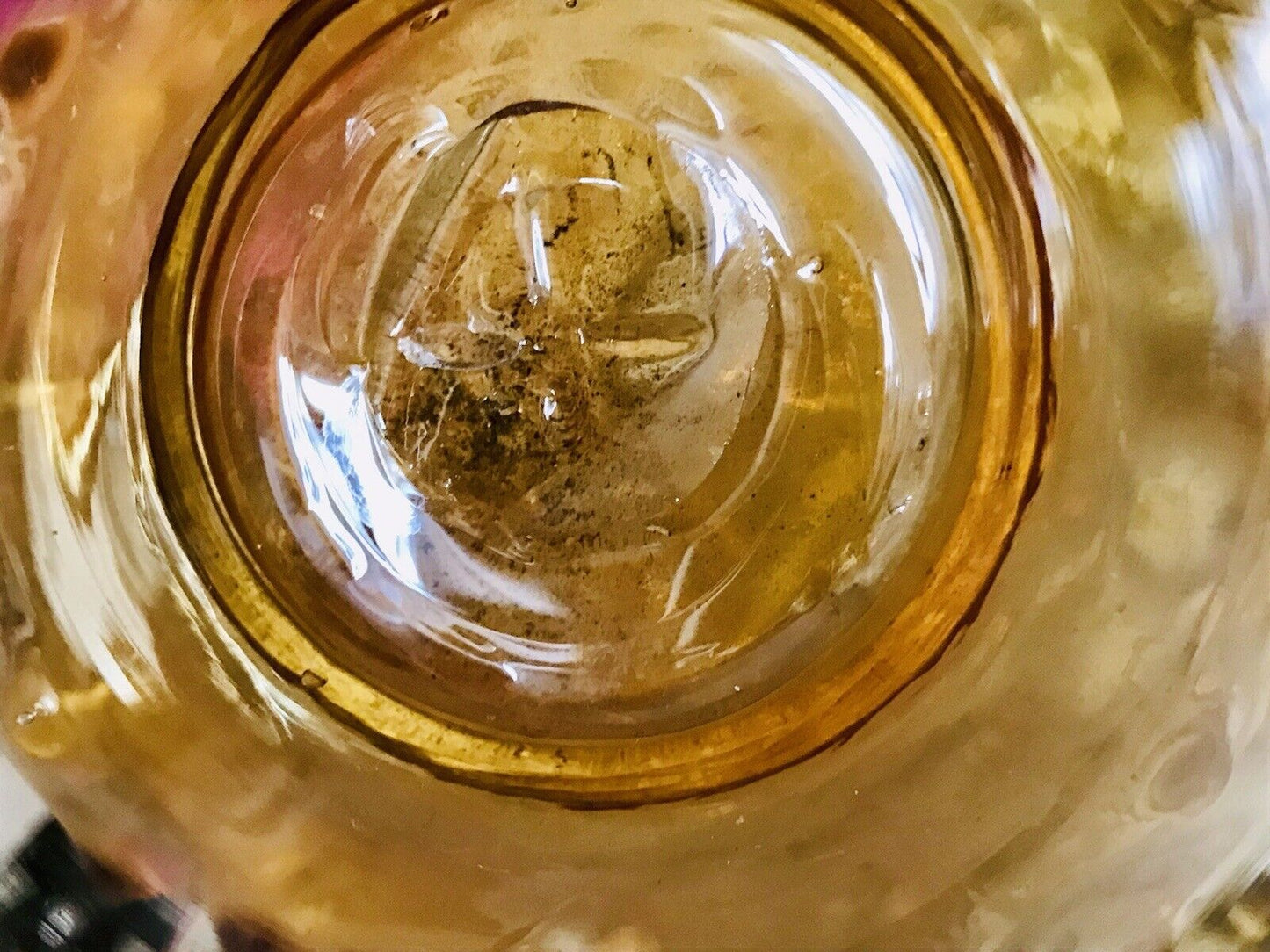 Murano Barovier Tosso ? 60er Karaffe Kanne Vase Glas Gelb Noppen Dubben Abriss
