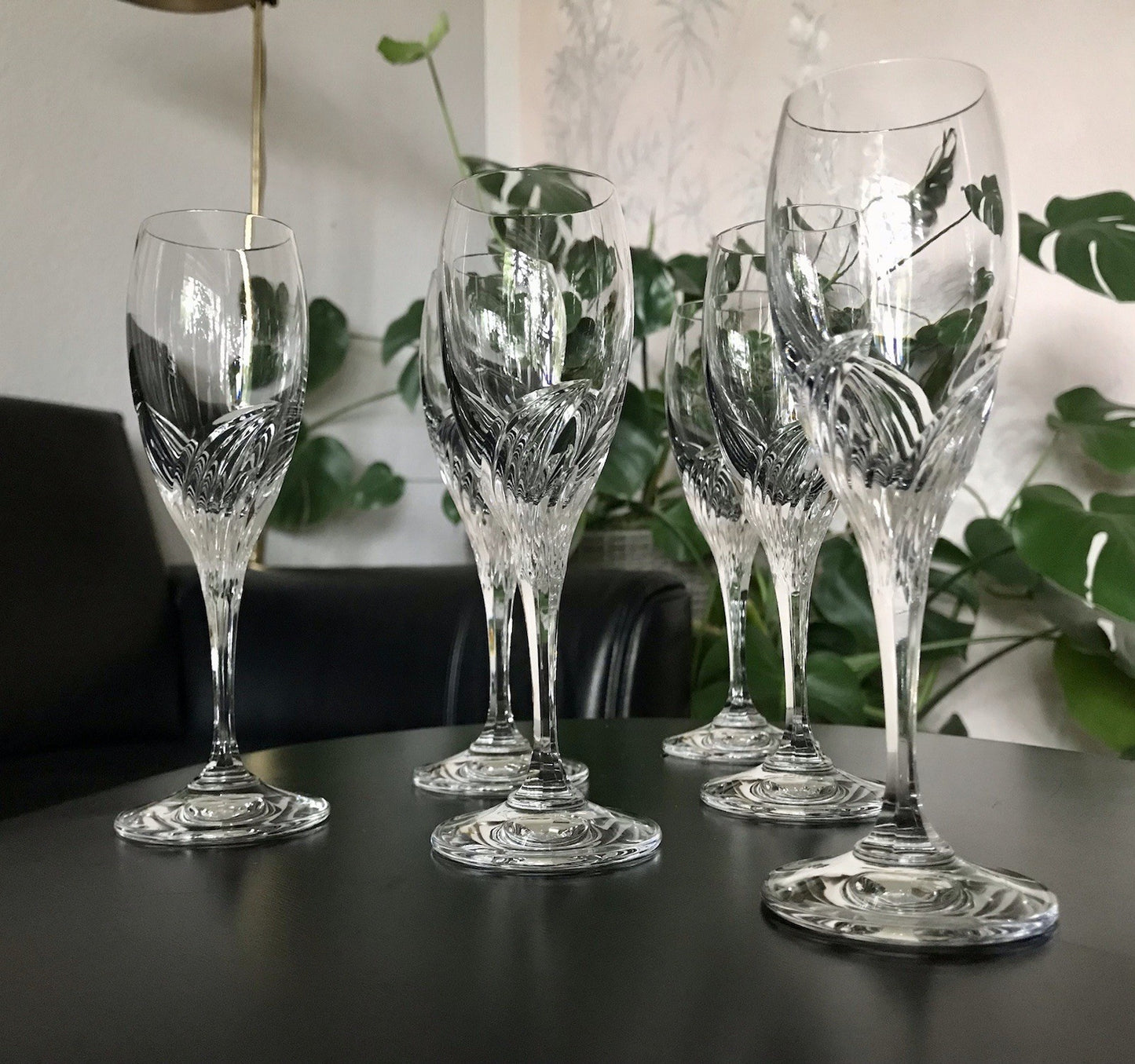 EDEL 6 Cherrygläser Gläser Kristallglas Nachtmann Yvonne Bleikristall