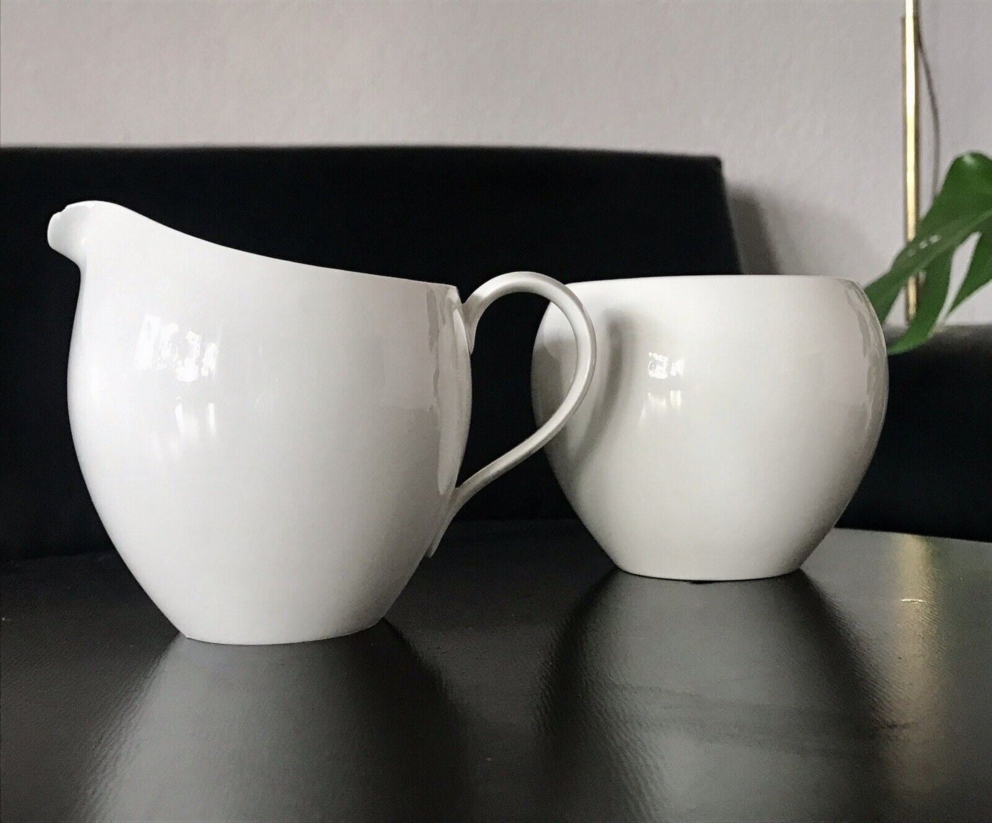 KPM Bauhaus Design Trude Petri Urbino Porzellan Edel 1946-59 Kännchen Zuckertopf