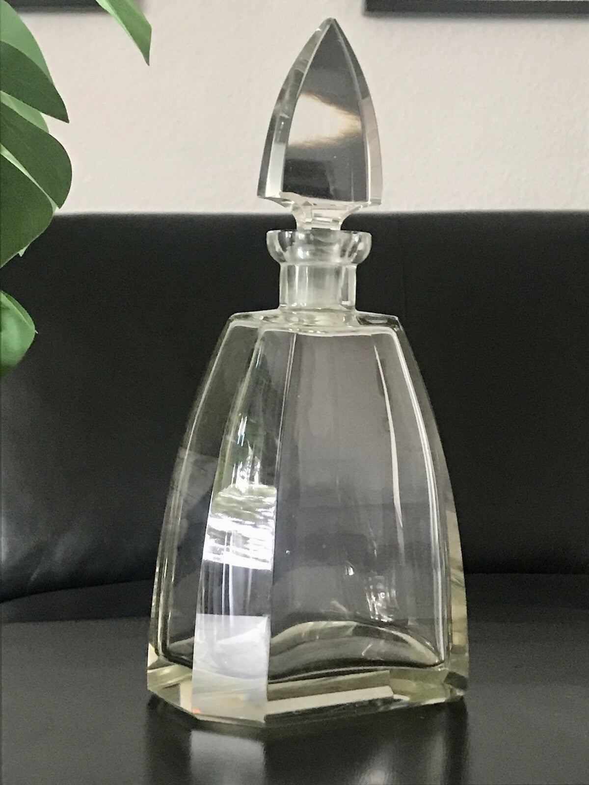 Antik Art Déco Kristallglas Design Palda? Moser? Karaffe EDEL geometrisch