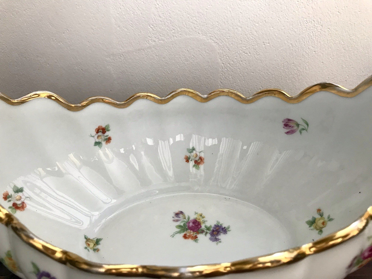 Antik Art Déco Edel Porzellan Zierschale Schale Jardiniere Prunkschale Thomas