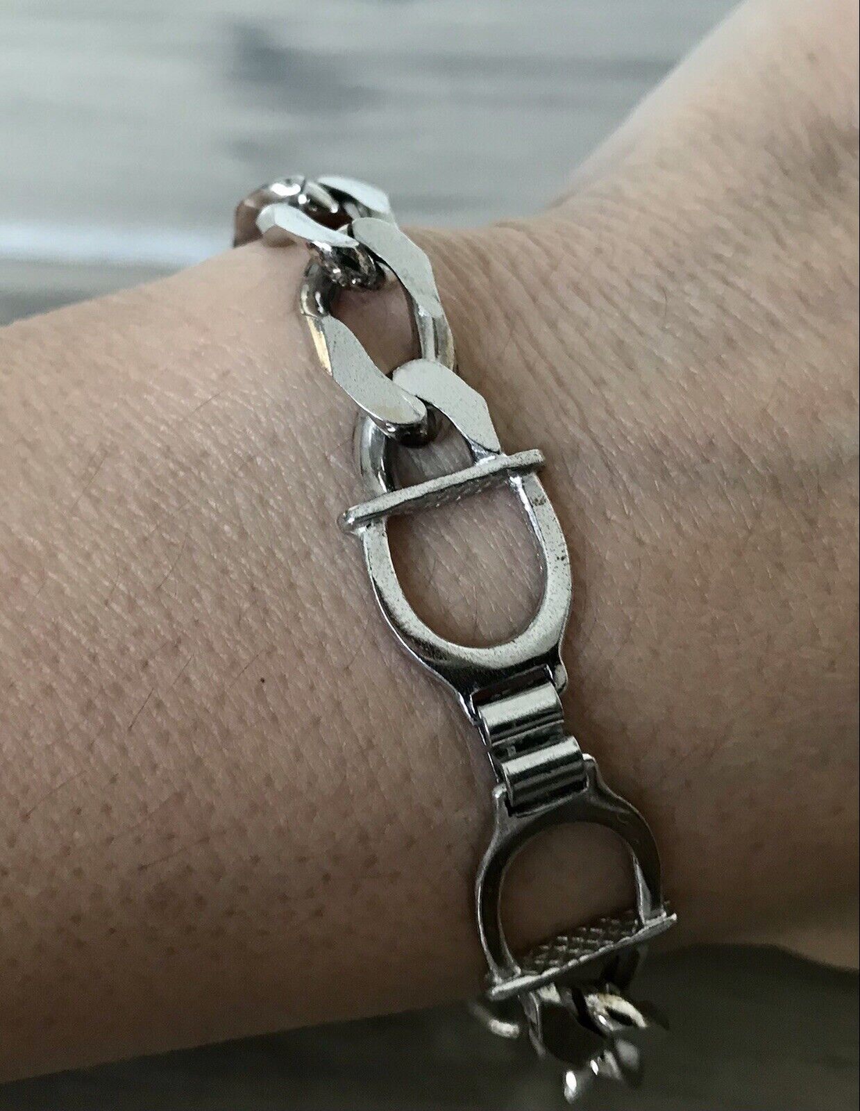 Unisex Herren Damen Armband Silber Schmuck Vintage 25g massiv