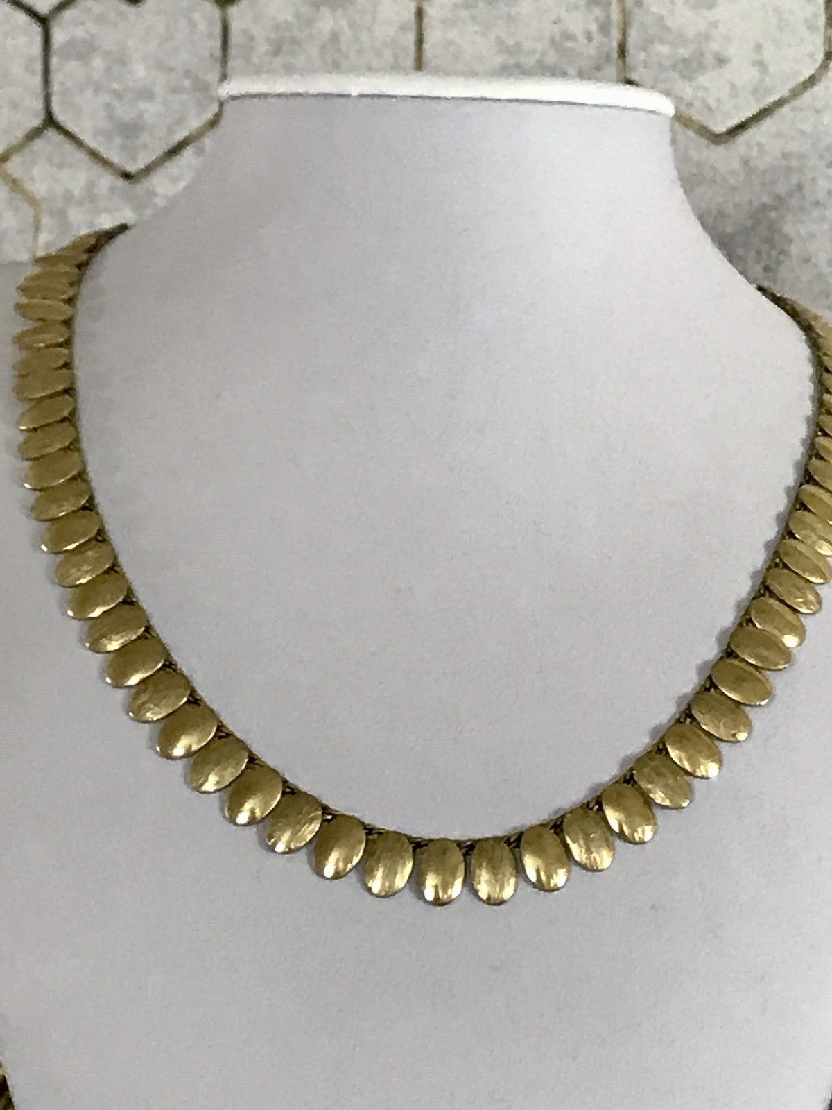 Vintage 60er Collier Halskette Amerik. Doublè gold SCHÖN