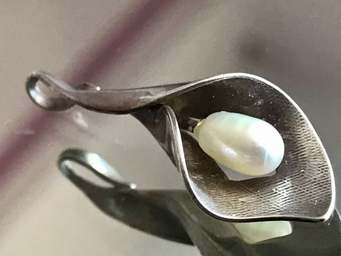 Antik Jugendstil Anhänger Kettenanhänger Silber Perle SO SCHÖN!