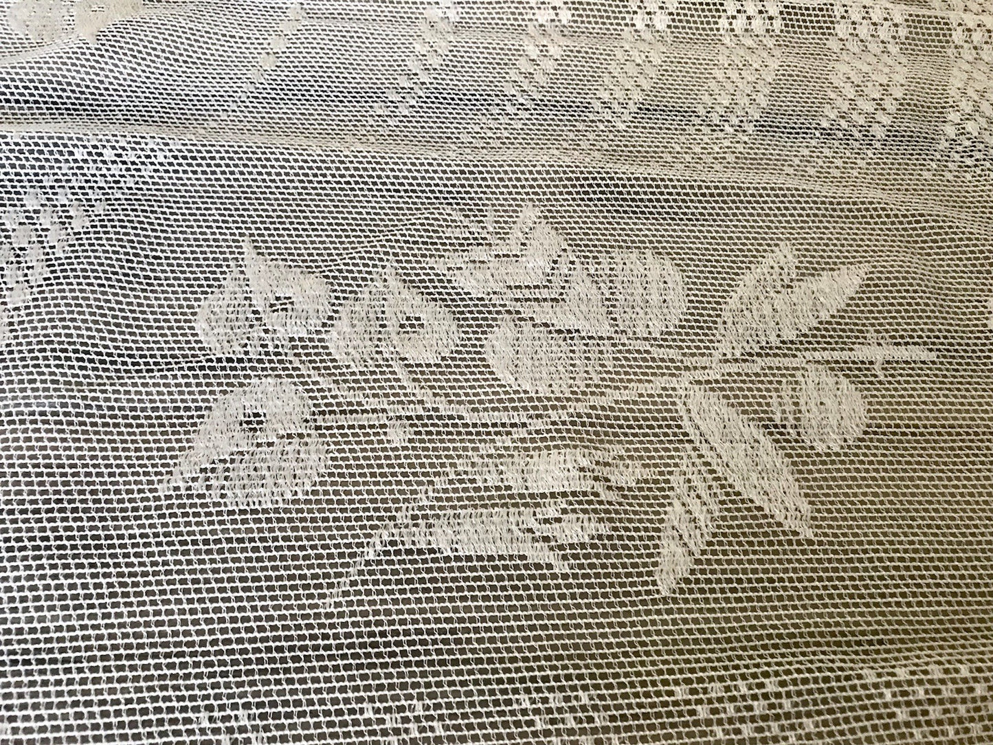 Antik Art Déco Fenster Gardine Vorhang Baumwolle? Filetspitze So Schön! Spitze