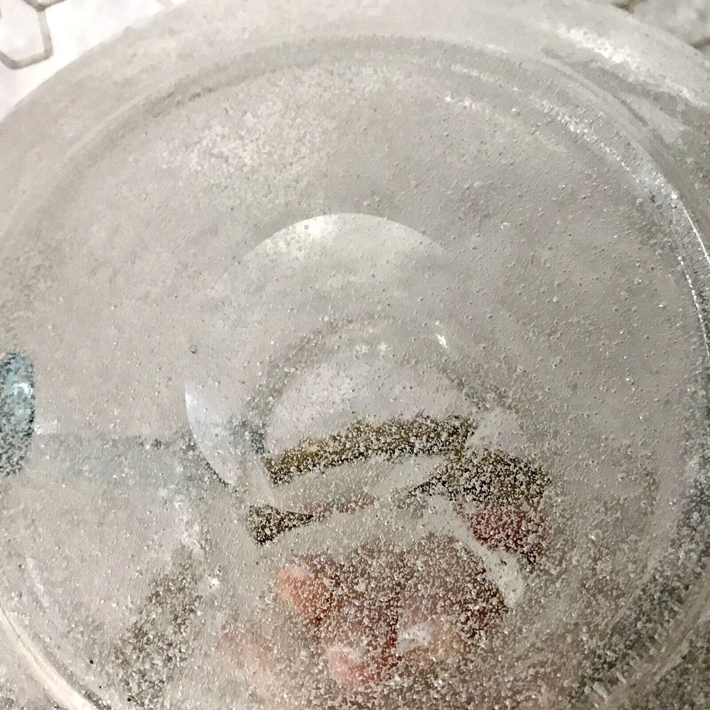 Vintage Glaskunst Kanne Krug Glaskrug Karaffe Glasvase Glas Schaumglas