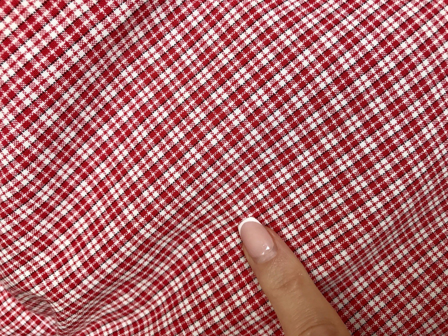 Antik? Vintage Alt Kopfkissen Bezug Baumwolle Monogramm N Stehsaum rot kariert