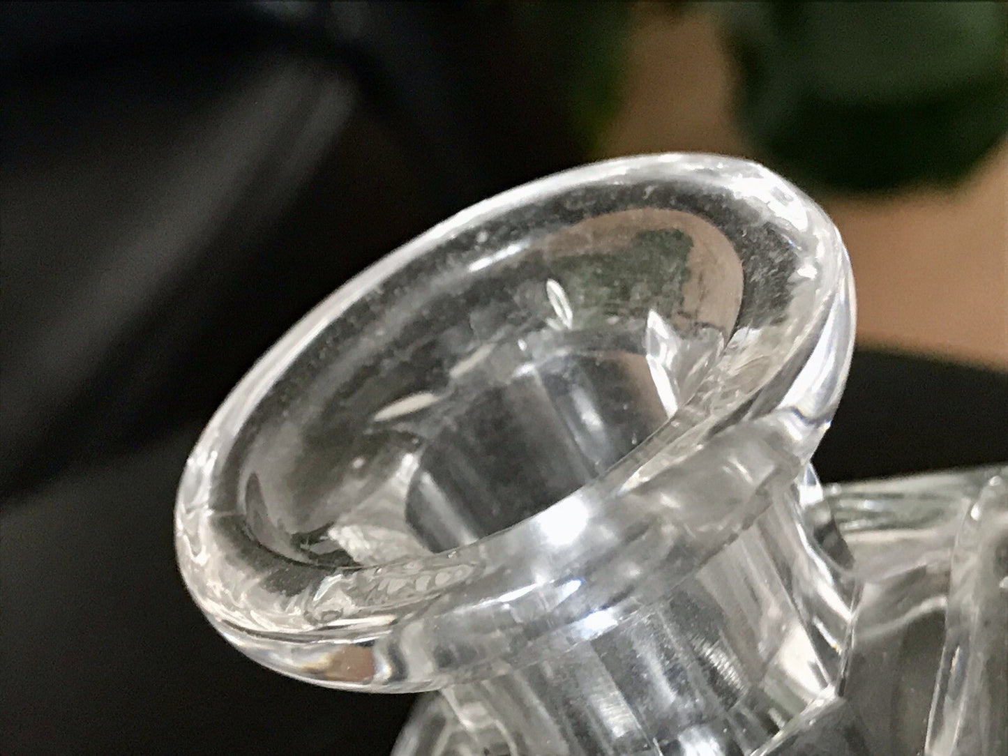 Antik Baccarat? SEHR EDEL 1 Flakon kleine Karaffe Bleikristall Schliff