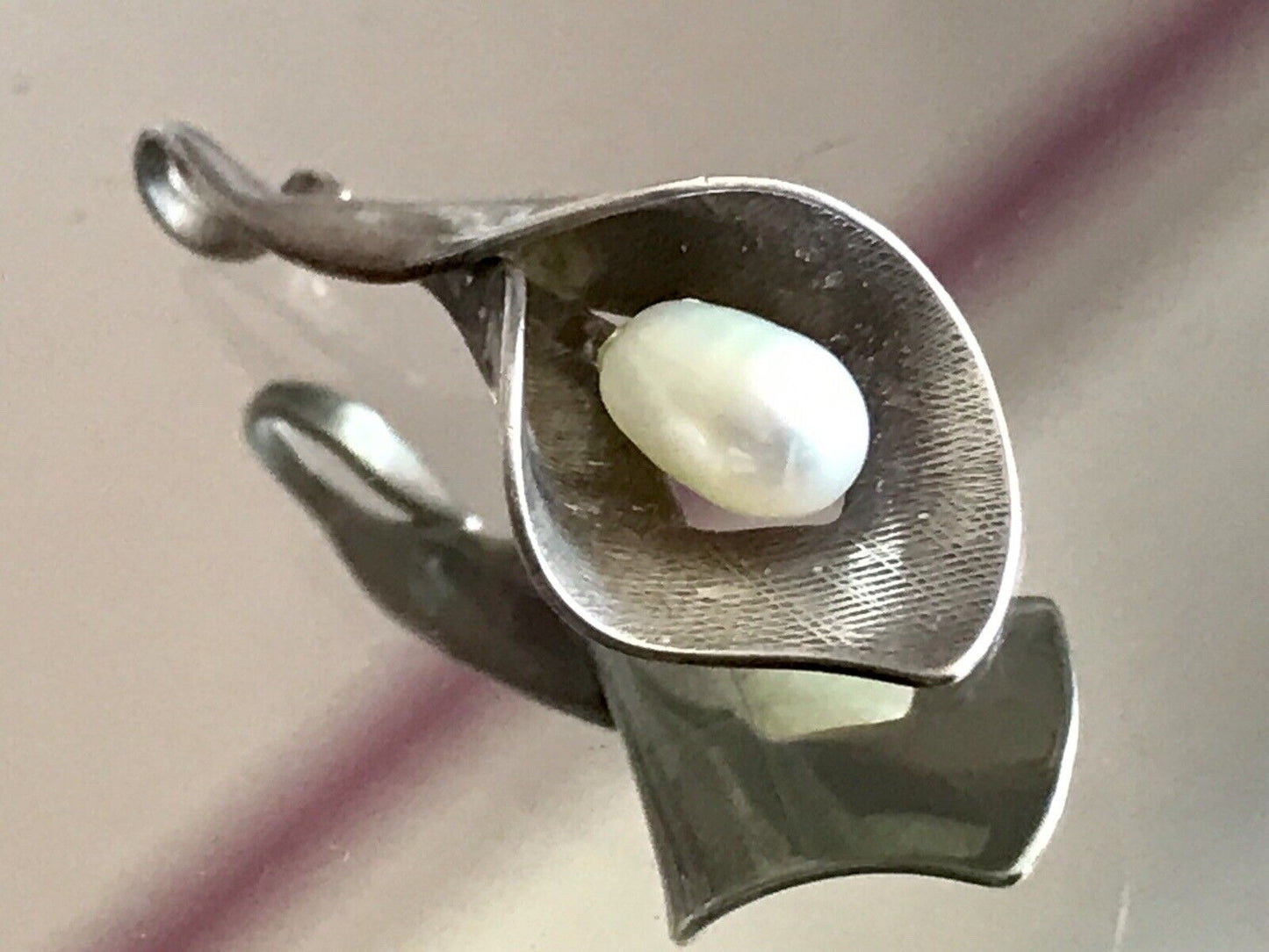 Antik Jugendstil Anhänger Kettenanhänger Silber Perle SO SCHÖN!
