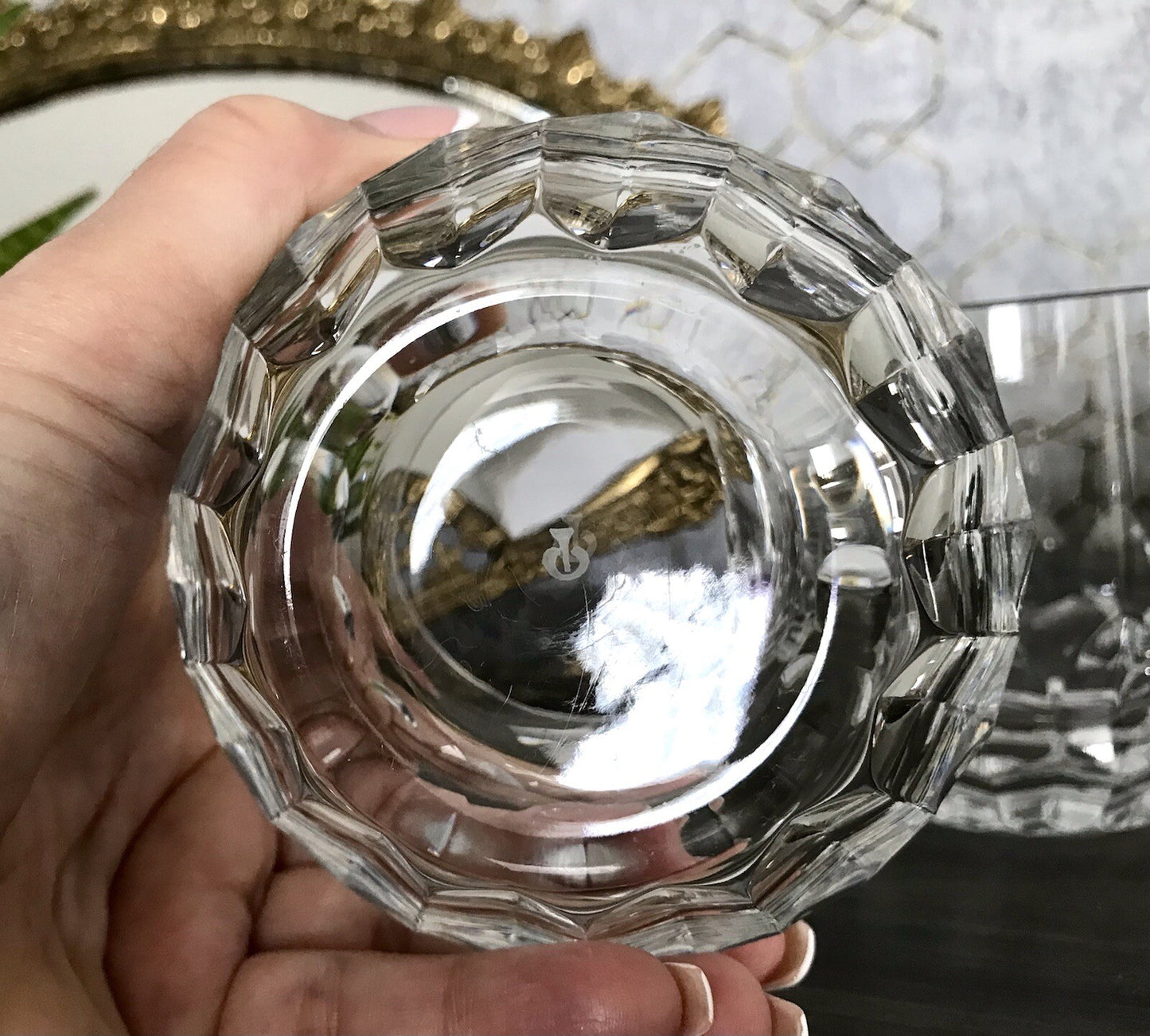 Vintage Edel 3x Whisky Gläser Kristallglas Peill & Putzler Bleikristall