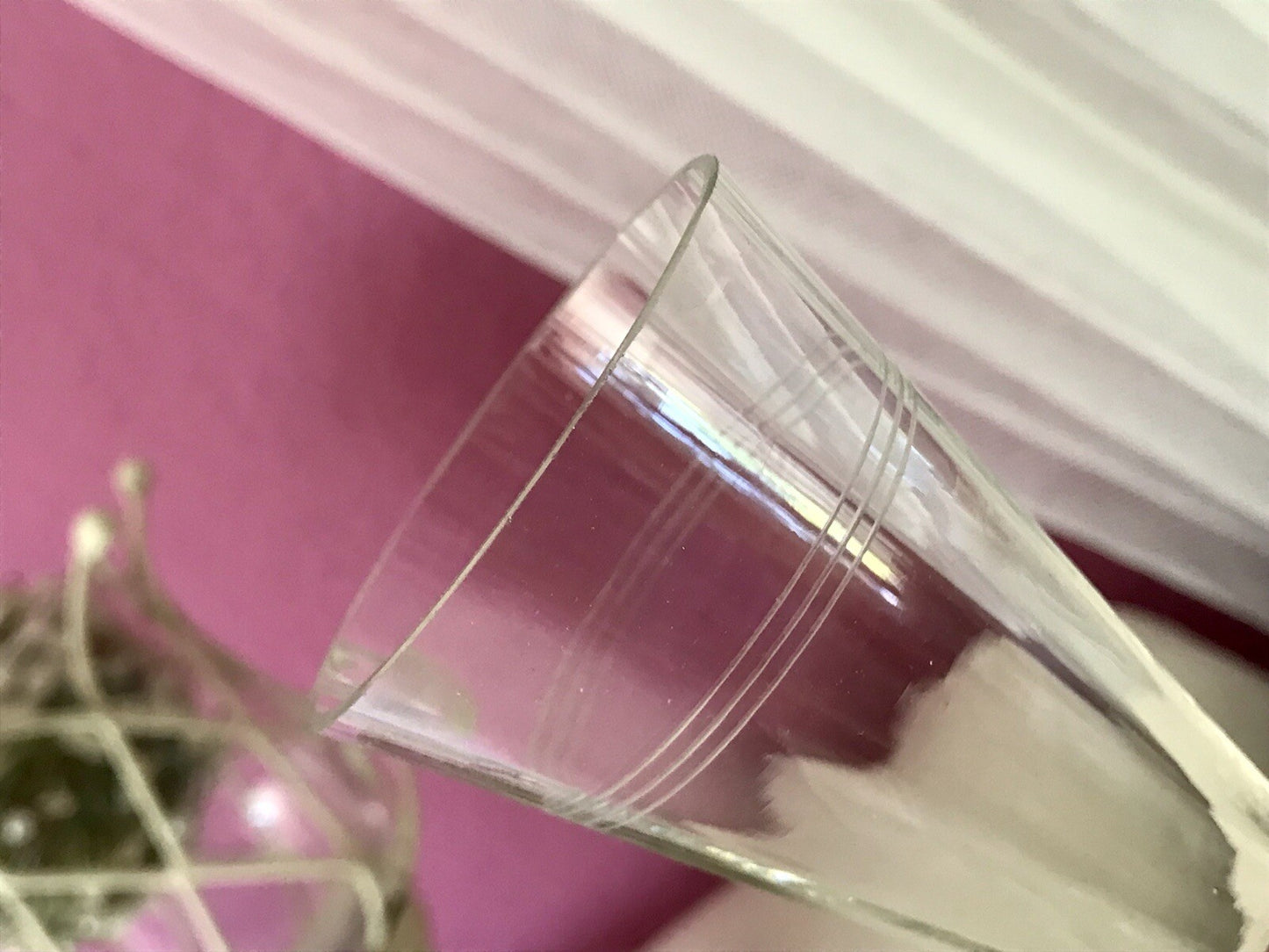 Konvolut Antik 3 Gläser Weinglas Sektglas Likörglas gerippt Ätzglas Jugendstil