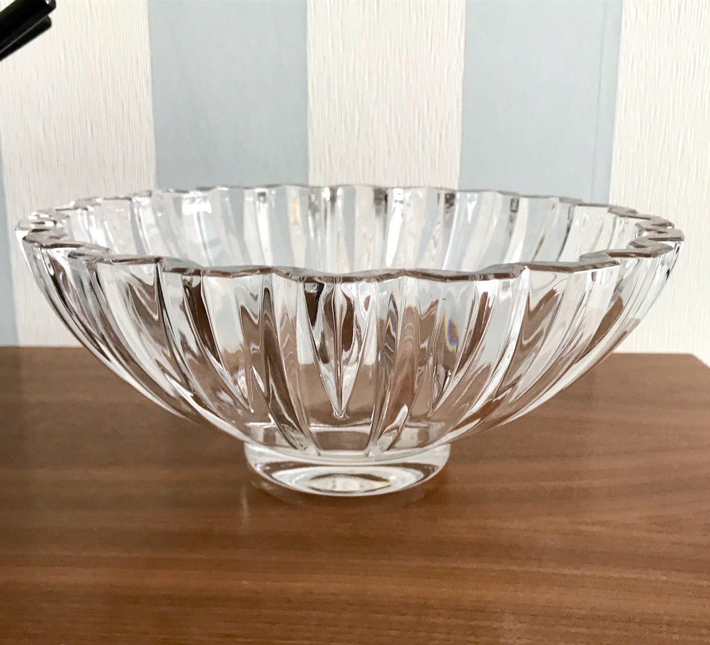 Villeroy&Boch Edel Vintage Designer Glas Schale signiert Kristallglas