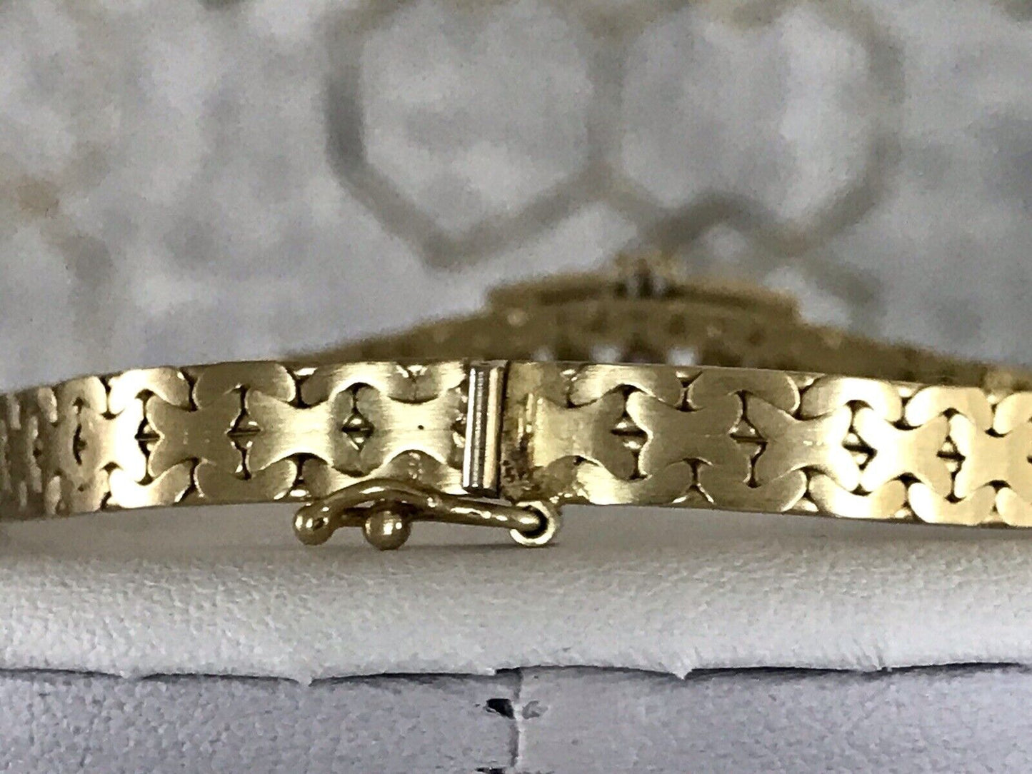 Antik Art Déco 835 Silber Armband vergoldet Rubine WUNDERVOLL