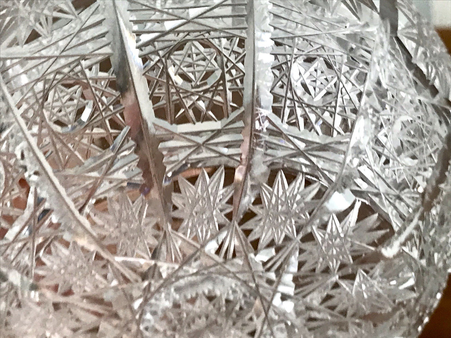 Vintage EDEL Glasdose Schale m. Deckel Bonboniere Kristallglas Schliff