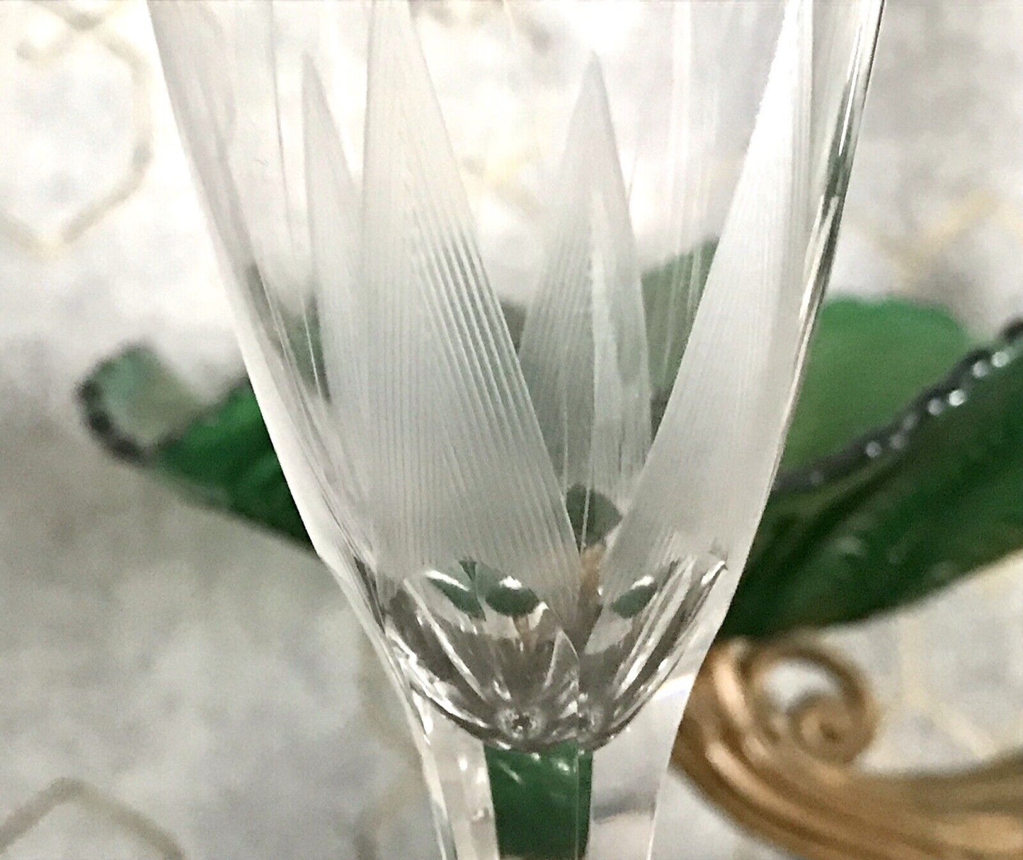 Antik Art Déco 5x Champagnerflöten Gläser Zeus Otto Rakel 40er Jahre Weisswasser