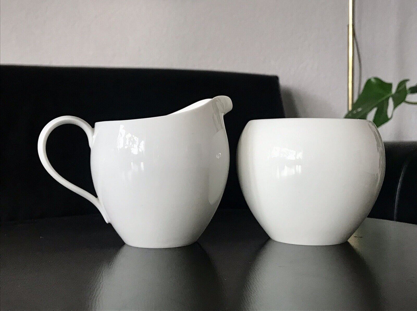 KPM Bauhaus Design Trude Petri Urbino Porzellan Edel 1946-59 Kännchen Zuckertopf