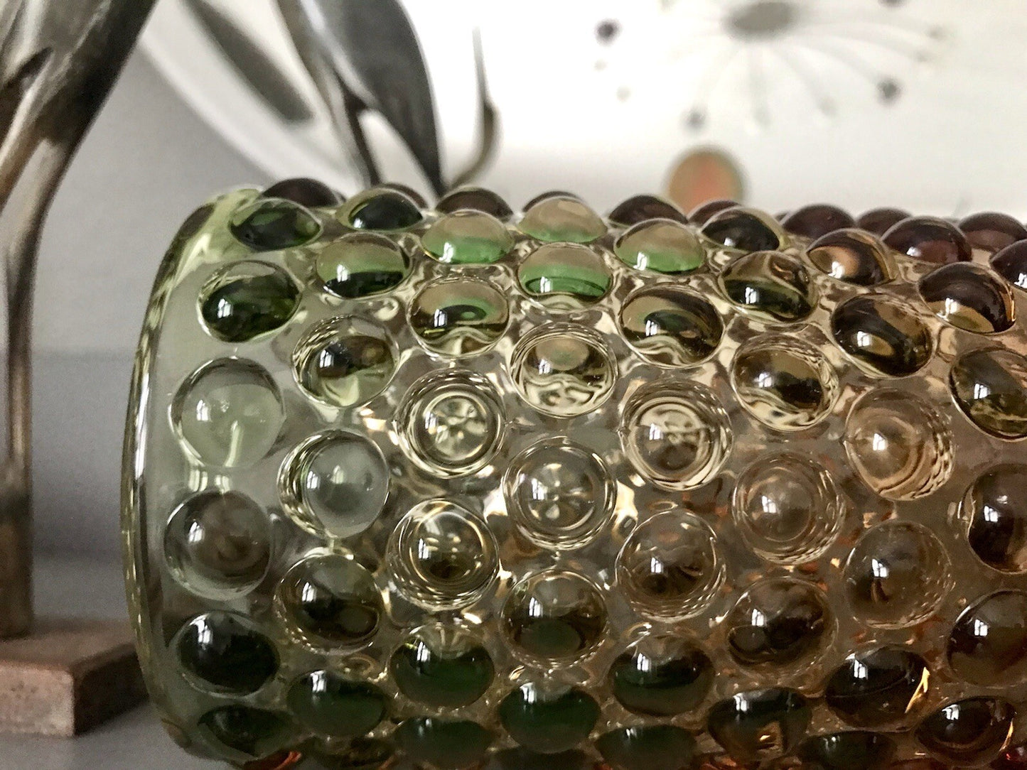 Vintage Designer Vase Glasvase Glas mundgeblasen WMF Erich Jachmann