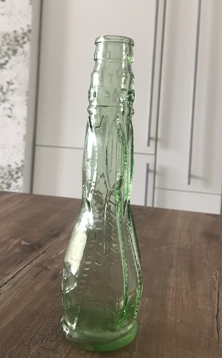 Antik? alt Vintage Flasche Glas grün Getränkflasche
