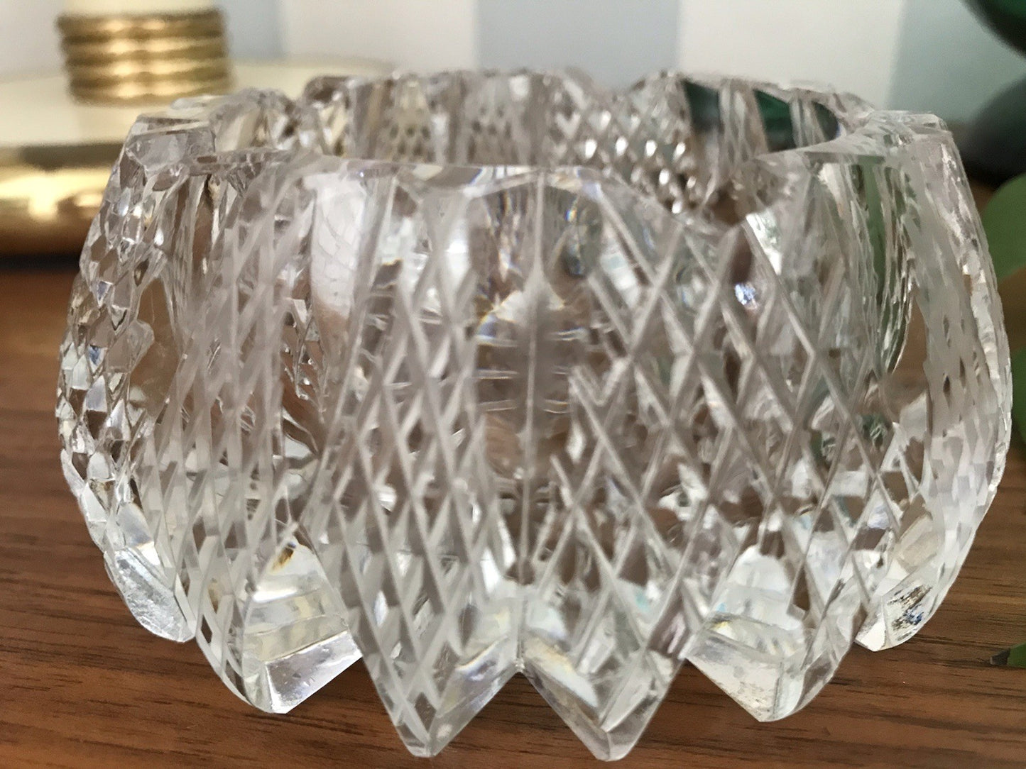 Alt antik? Aschenbecher Designer Ascher Kristallglas EDEL Schliff Schnitt