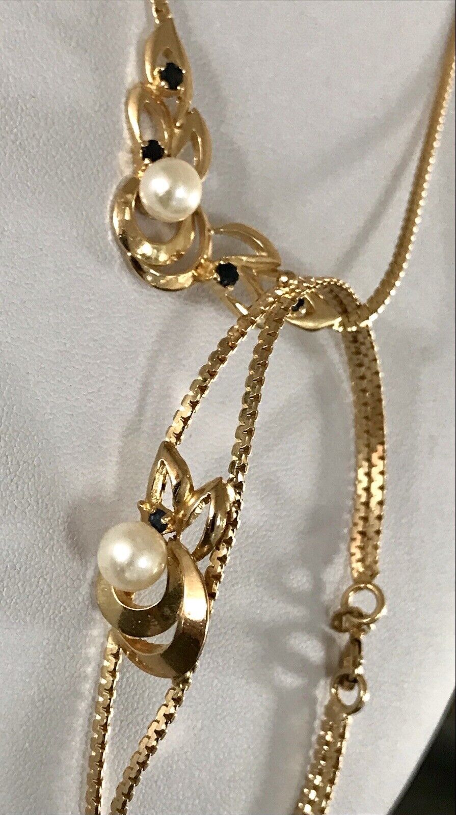 Vintage Set 835 Silber vergoldet Schmuck Kette Halskette Collier & Armband