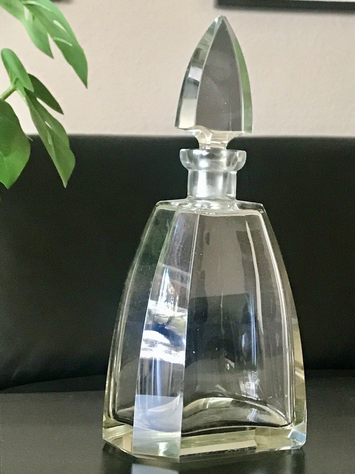 Antik Art Déco Kristallglas Design Palda? Moser? Karaffe EDEL geometrisch