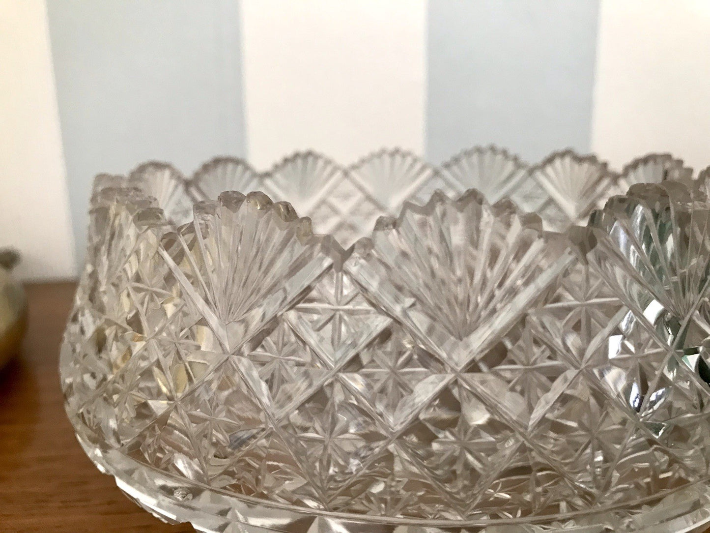 Antik Bleikristall Schale Glasschale Anbietschale Kristallglas Glas wundervoll!
