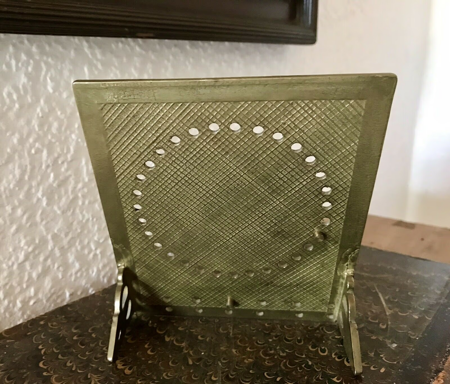 Vintage Messing ewiger Kalender sehr dekorativ