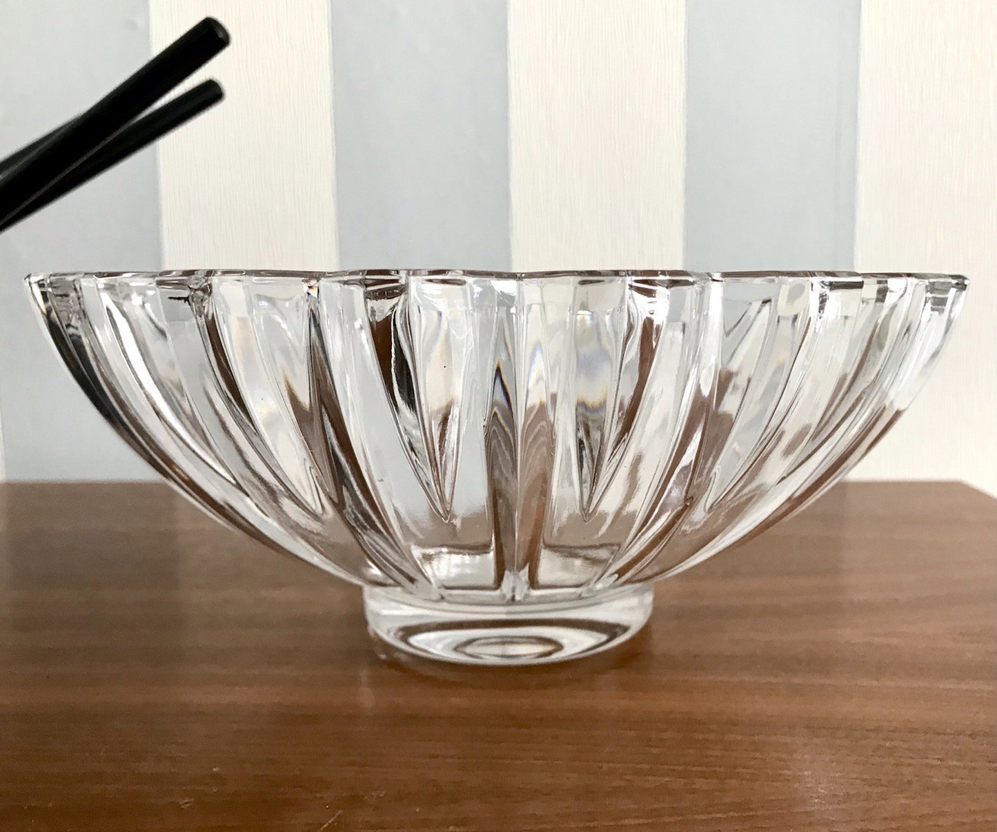 Villeroy&Boch Edel Vintage Designer Glas Schale signiert Kristallglas