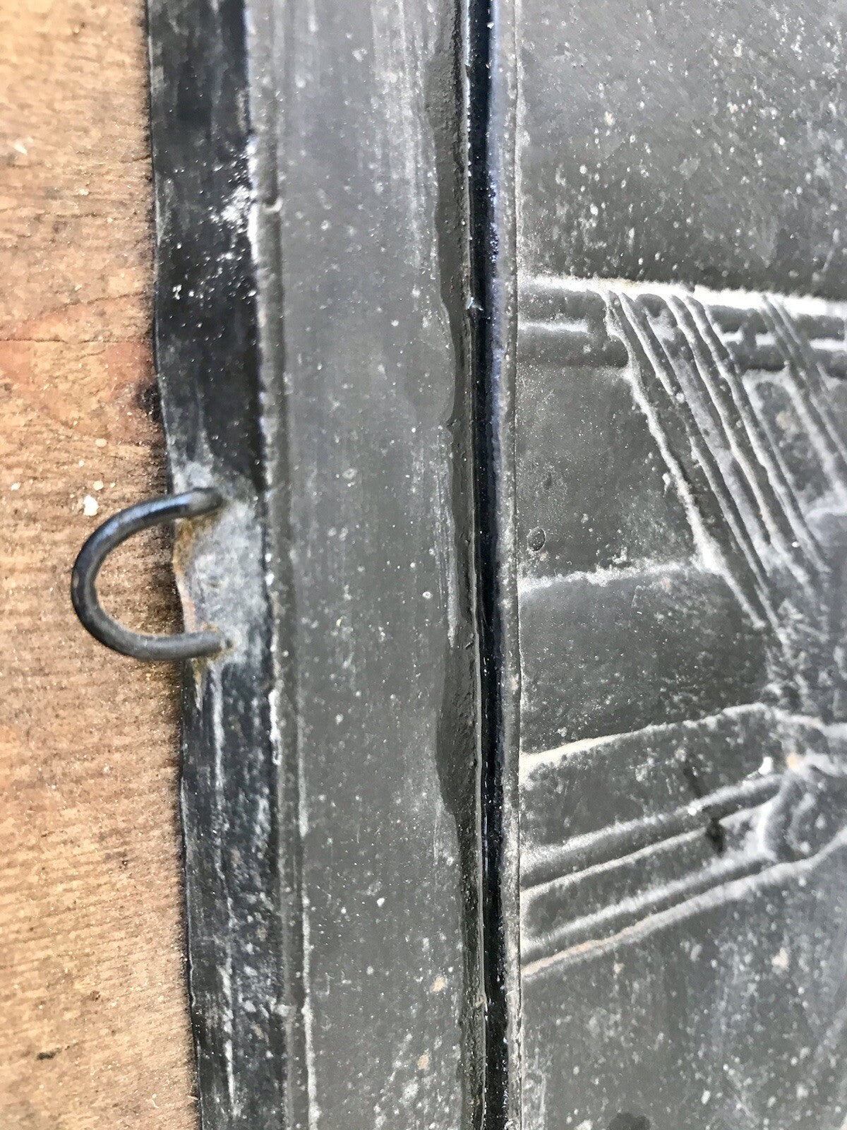 Alt Vintage Eisenguss Wandrelief Bild Relief Gusseisen Eisenhütte Biedenkopf