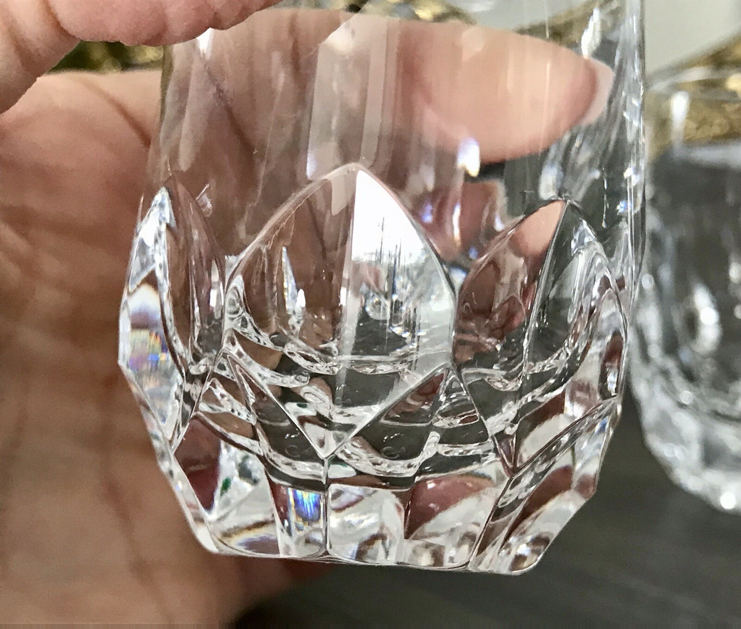 Vintage Edel 3x Schnapsgläser Gläser Kristallglas Peill & Putzler Bleikristall