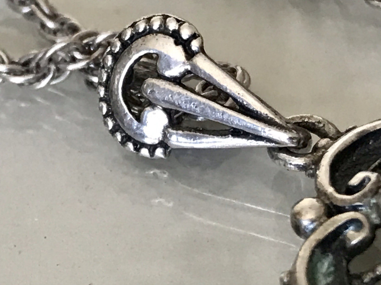 Antik ? Vintage Edel Halskette 925 Anhänger Kettenanhänger Silber 835 Rubin?