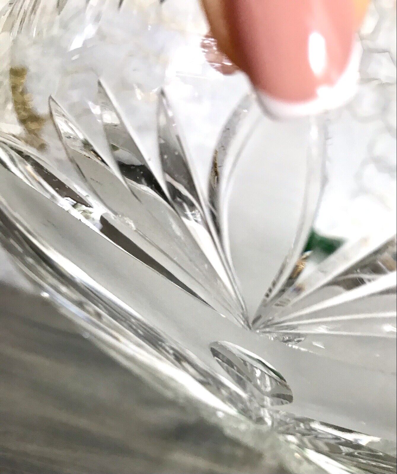 Vintage Bleikristall Schale Glasschale Kristallglas Glas Schliff EDEL wundervoll