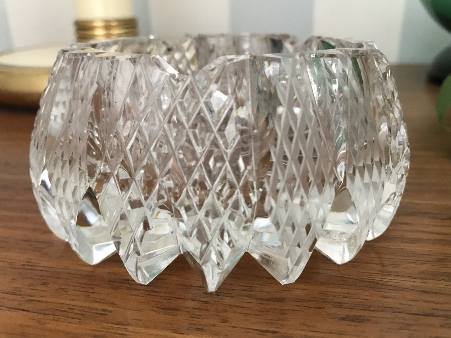Alt antik? Aschenbecher Designer Ascher Kristallglas EDEL Schliff Schnitt