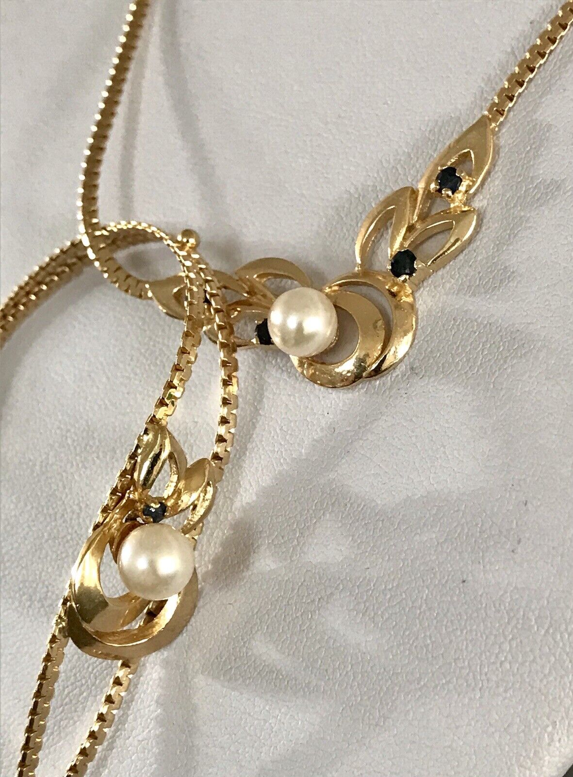 Vintage Set 835 Silber vergoldet Schmuck Kette Halskette Collier & Armband