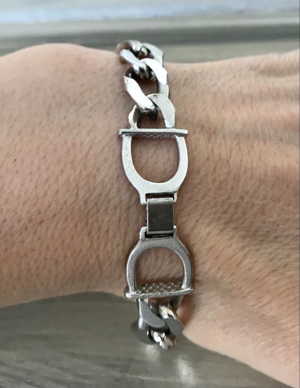 Unisex Herren Damen Armband Silber Schmuck Vintage 25g massiv