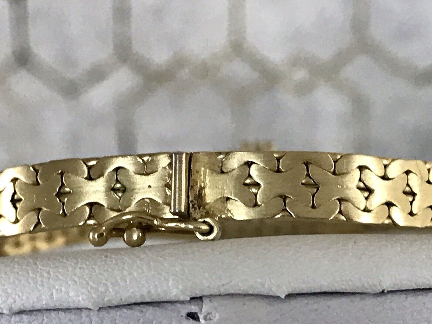 Antik Art Déco 835 Silber Armband vergoldet Rubine WUNDERVOLL