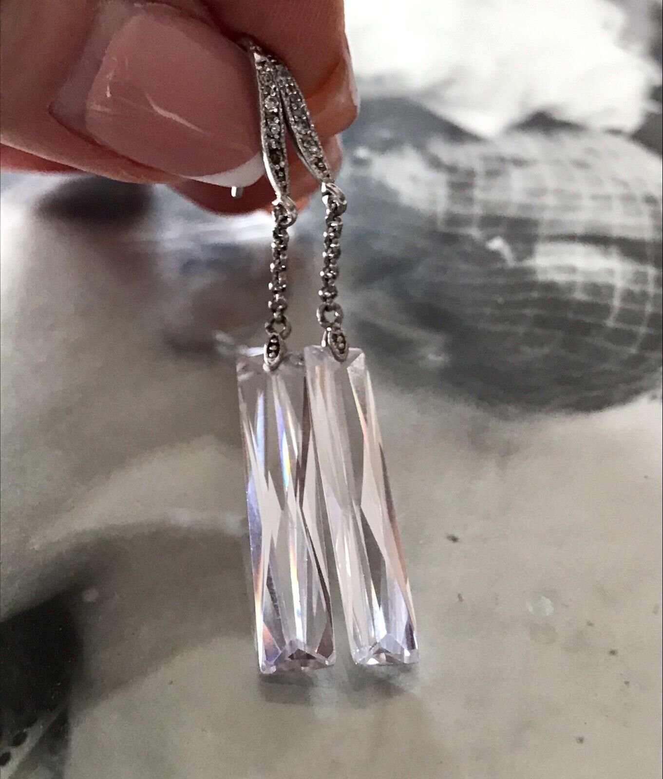 WOW Ohrhänger Ohrringe Pampel DAMEN Silber 925 So Schön!