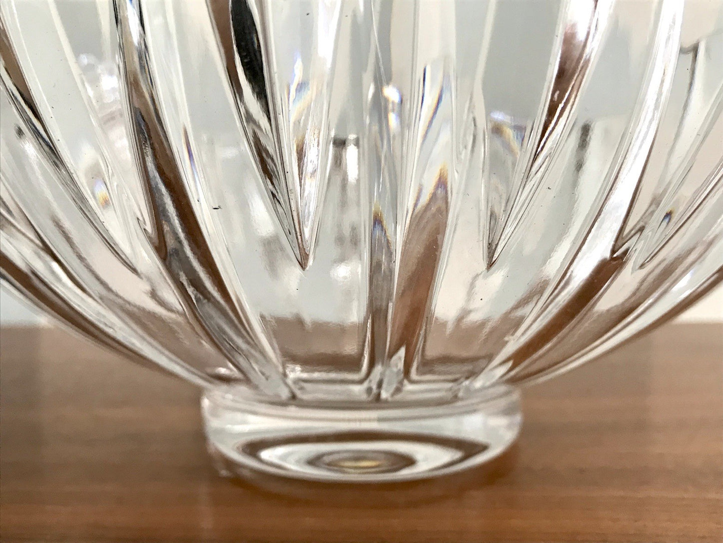 Villeroy&Boch Edel Vintage Designer Glas Schale signiert Kristallglas