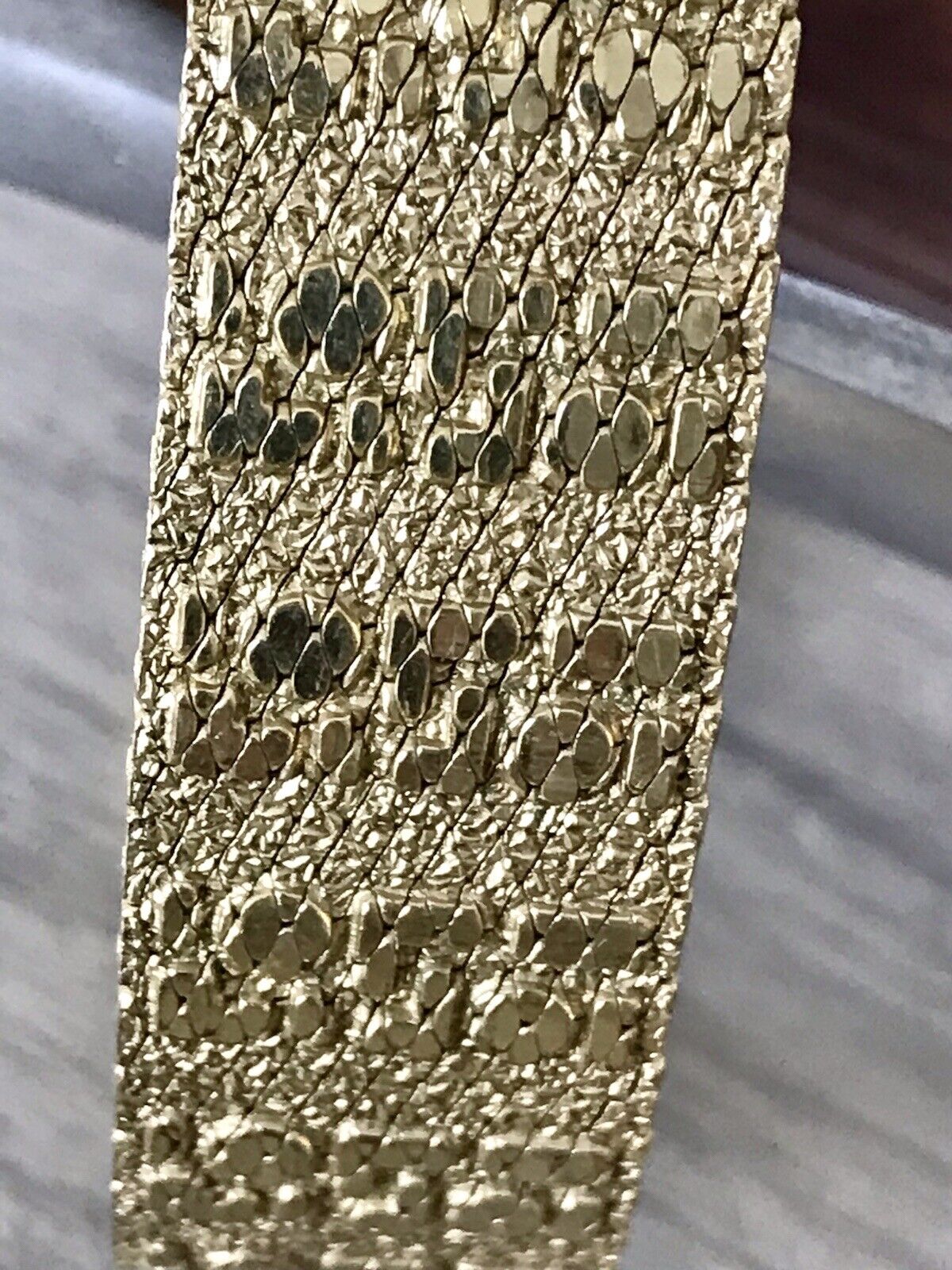 Vintage wunderschönes Teppicharmband Armband vergoldet Amer. Doublè Andreas Daub