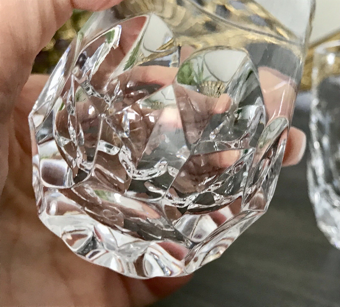 Vintage Edel 3x Schnapsgläser Gläser Kristallglas Peill & Putzler Bleikristall