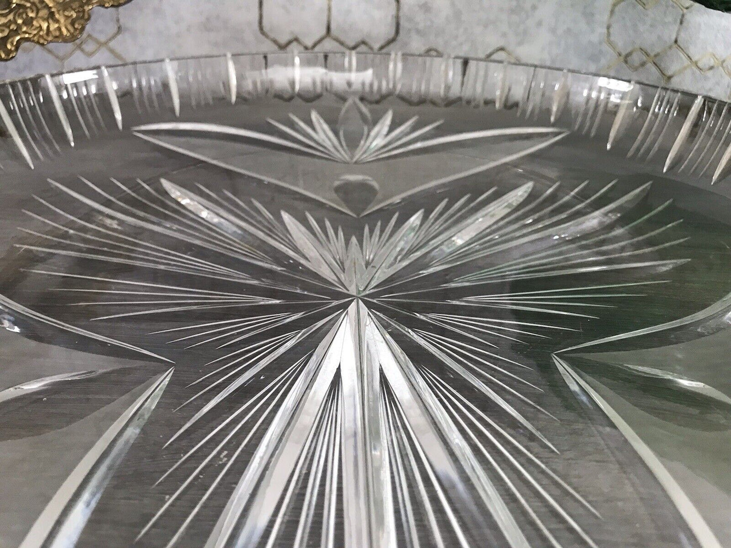 Vintage Bleikristall Schale Glasschale Kristallglas Glas Schliff EDEL wundervoll