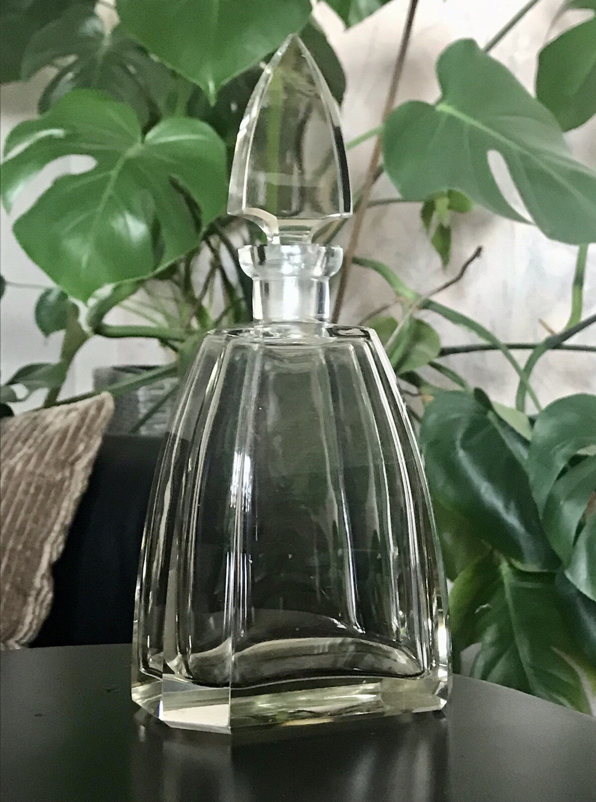 Antik Art Déco Kristallglas Design Palda? Moser? Karaffe EDEL geometrisch