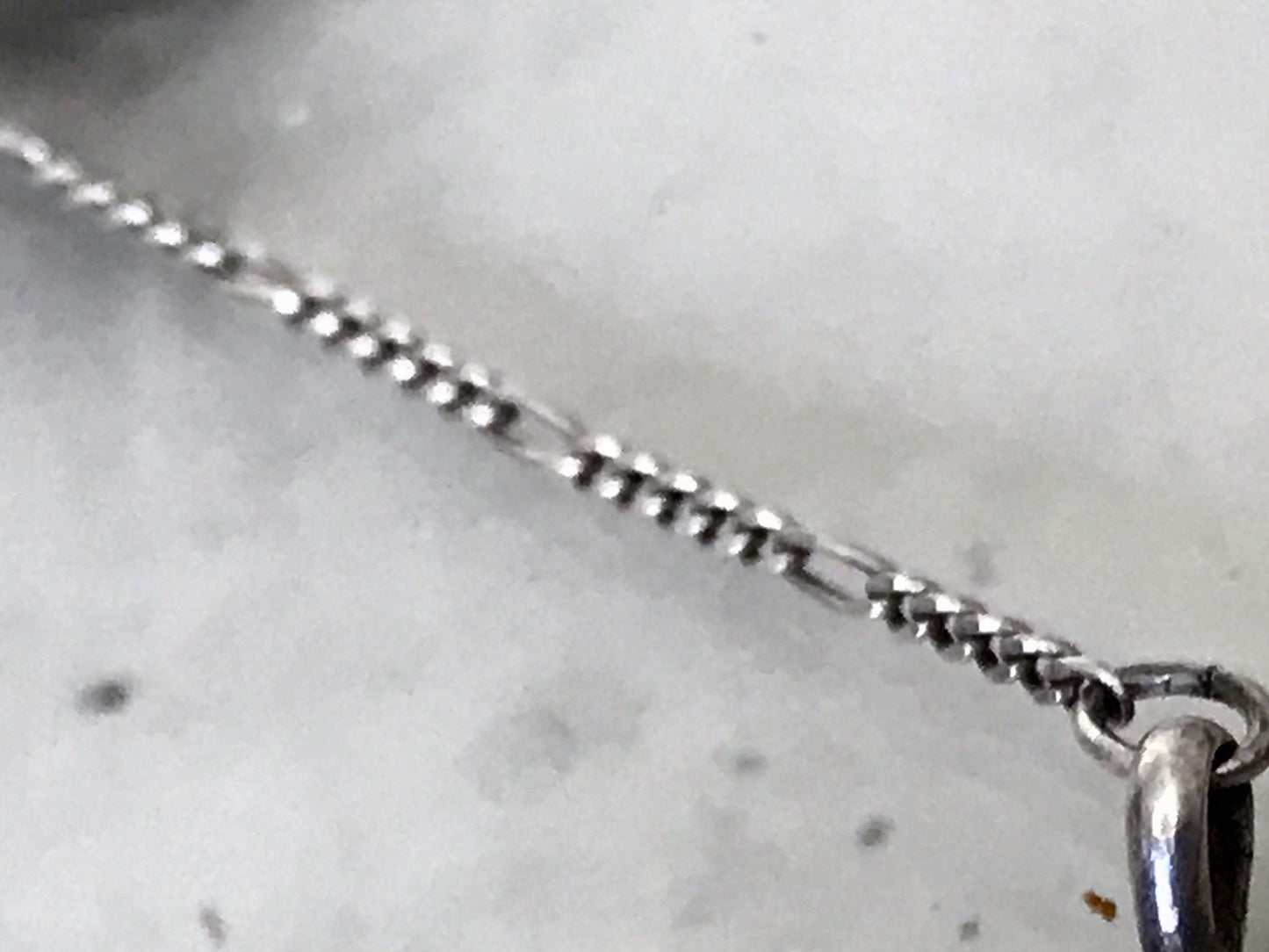 Antik alt 925 Sterling Silber Collier Halskette Türkis