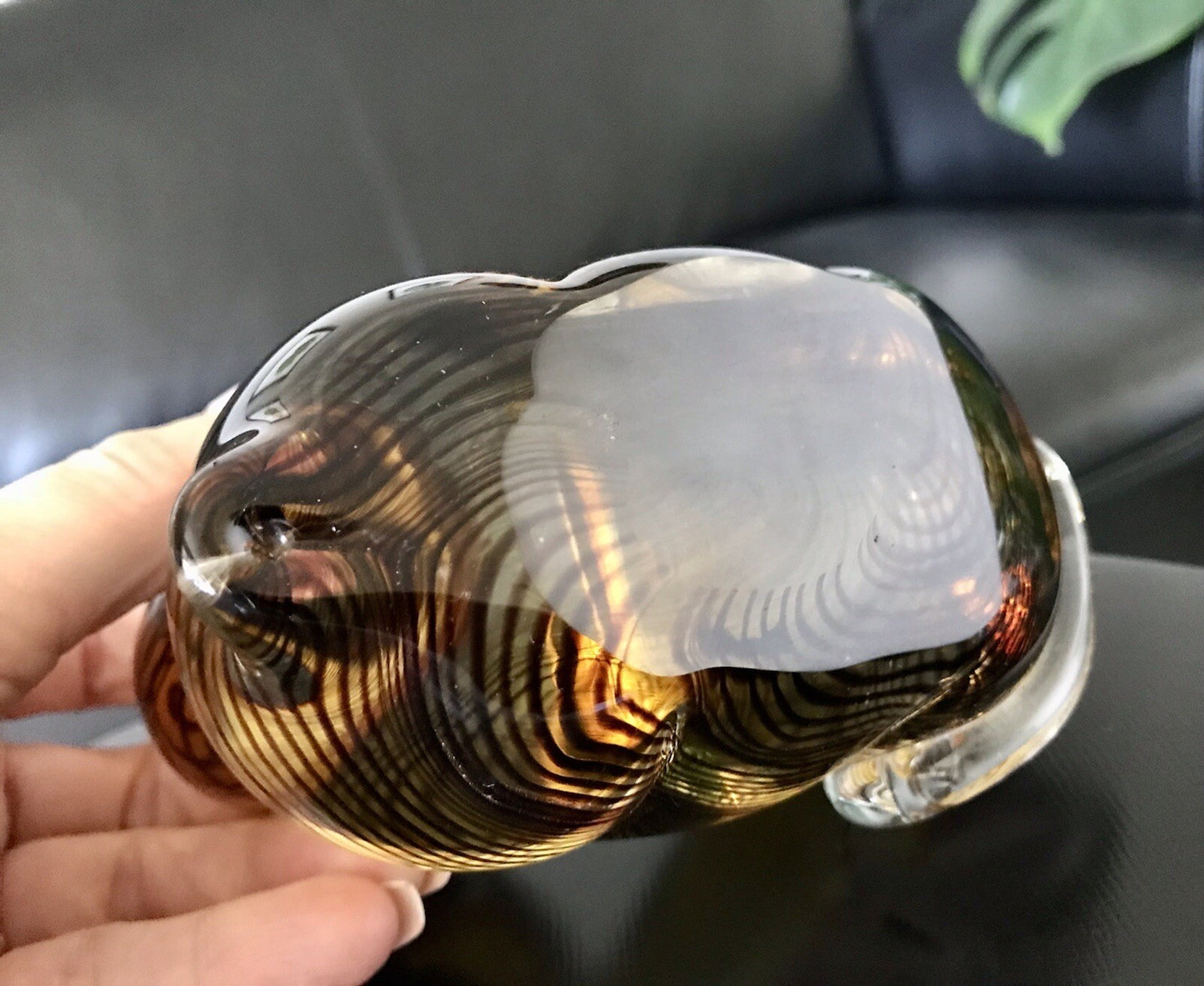Vintage Murano? 60er Katze Figur Skulptur Briefbeschwerer Glas mundgeblasen