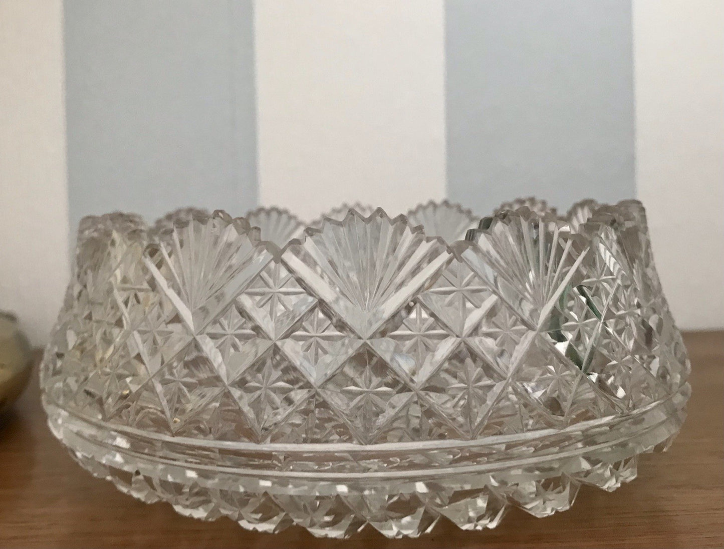 Antik Bleikristall Schale Glasschale Anbietschale Kristallglas Glas wundervoll!