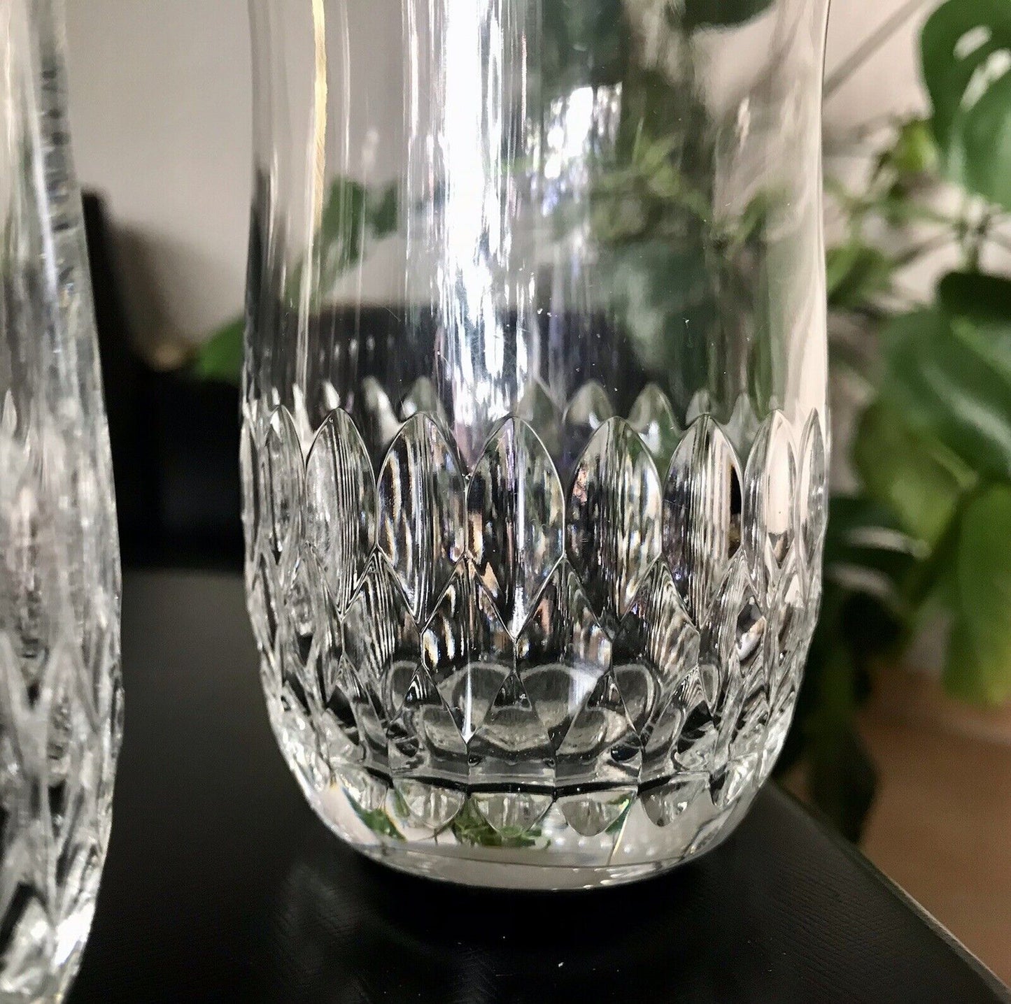 Vintage 6 EDEL Wassergläser Trinkbecher Glas Kristallglas